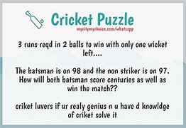 Image result for Cricket Puzzles with Answers