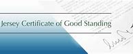 Image result for Certificate of Good Standing NJ