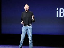 Image result for Steve Jobs Jeans and Black Shirt