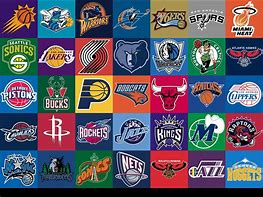 Image result for All 30 NBA Teams Logos Black and White