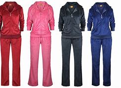 Image result for Women's Velour Tracksuits