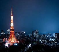 Image result for Tokyo Tower at Night Up View