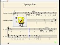 Image result for Spongebob Theme Song Recorder Notes