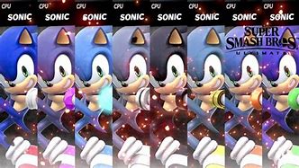 Image result for Super Smash Bros Ultimate Sonic Black