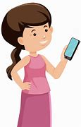 Image result for Girl Holding Phone Reference
