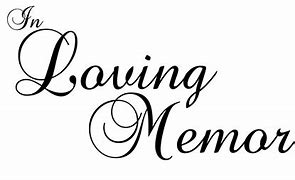 Image result for In Loving Memory Cut Out