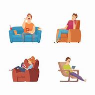 Image result for Sedentary Cartoon