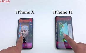 Image result for iPhone 11 vs iPhone X in Size