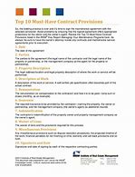 Image result for Contract Provisions
