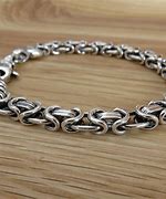 Image result for Silver Chain Bracelet Men