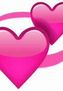 Image result for 2 Pink Heart iPhone Emoji