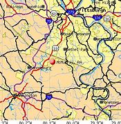 Image result for McMurray PA Map