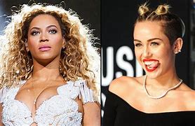 Image result for Funny Miley Cyrus Beyonce