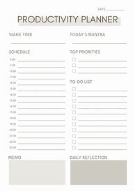Image result for Free Productivity Printables