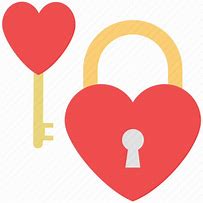 Image result for Heart Lock Icon