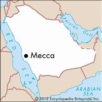 Image result for Middle East Map Mecca