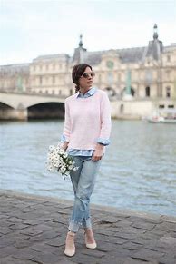 Image result for What to Wear with Pink Sweater