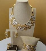 Image result for Dubai Gold Jewelry Necklace Sets