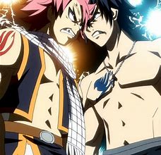 Image result for Fairy Tail Natsu vs Gray