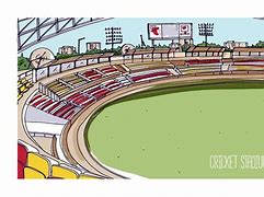 Image result for Cricket Stadium Outline