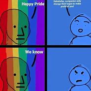 Image result for Corporate Pride Month Meme