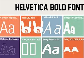Image result for Helvetica Bold Font