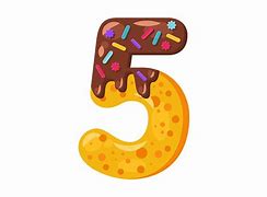Image result for Donut Cartoon Numbers