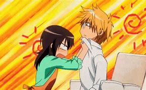 Image result for Anime Couple Fighting
