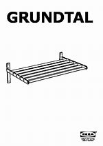 Image result for IKEA Grundtal Dish Drying Shelf