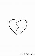 Image result for Drawn Broken Heart Name