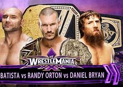Image result for WrestleMania 30 Triple Threat Match
