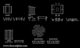 Image result for Picnic Table AutoCAD Block