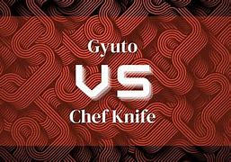 Image result for Gyuto vs Chef Knife