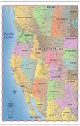 Image result for Map of United States West Coast