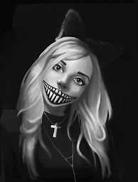 Image result for Scary Smile Face PFP