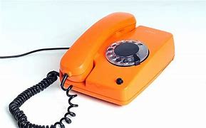Image result for Vintage Orange Phone