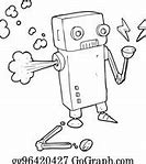 Image result for Broken Robot Clip Art