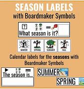 Image result for Boardmaker Seasons