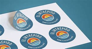 Image result for 3X3 Sticker Size Logo for Drinks