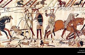Image result for Bayeux Tapestry Battle of Hastings