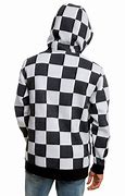 Image result for Black and White Checkered Hoodie