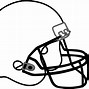 Image result for Football Clip Art Blak and White