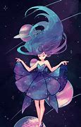 Image result for Girl Drawing Galaxy Sketch