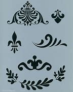Image result for Mahogany Shape Stencil