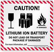 Image result for li batteries warning labels templates