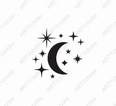Image result for Moon and Stars JPEG Drawing