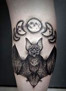 Image result for Bat Moon Tattoo Stencil