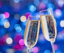 Image result for Bottle of Champagne and Two Glasses