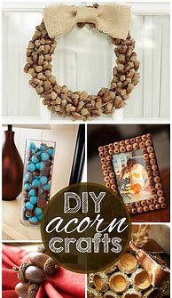 Image result for Acorn Crafts for Adults