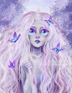 Image result for Unicorn Girl Digital Art